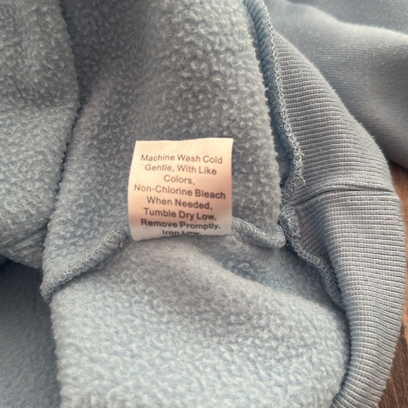 Van Gogh Art Hoodie Light Blue - Picture 9 of 14